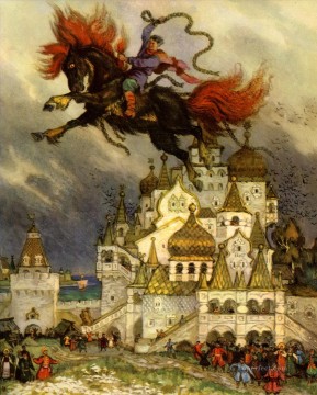 ファンタジー Painting - ロシアのニコライ・コチェルギン・マチューシャ・ペペルノイ